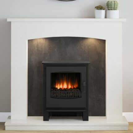 Elgin & Hall Woodbridge 48" Marble Inglenook Fireplace