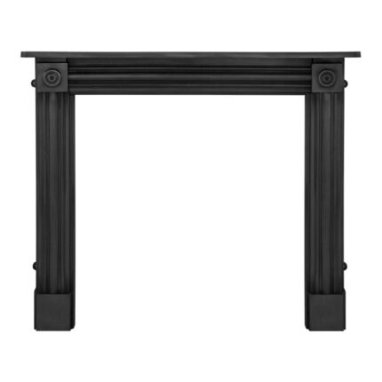 Carron Regent Cast Iron Fireplace Surround, Black