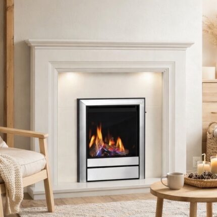 Elgin & Hall Odella 54" Marble Fireplace