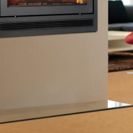 Inset Stove Glass Hearth
