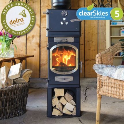 Go Eco Adventurer 5 Glamping Stove with Log Store