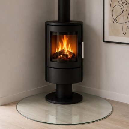 Circular Glass Hearth
