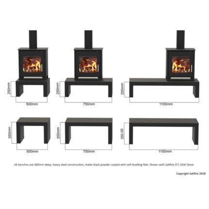 Saltfire Steel Stove Benches